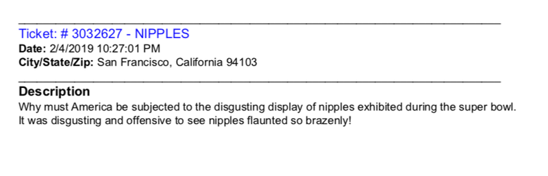 Illustration for article titled America Vs. Adam Levine's Nipples: All The FCC Viewer Complaints About The Super Bowl Halftime Show